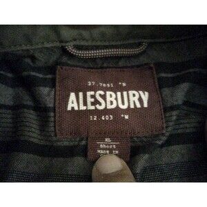 Alesbury Men's XL Barn Chore Jacket Coat Button Pockets Lined  Olive Green